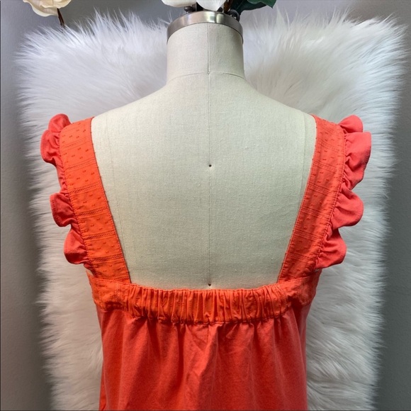 J.Crew Coral Top Sunset Bow Sweetheart - Picture 9 of 14